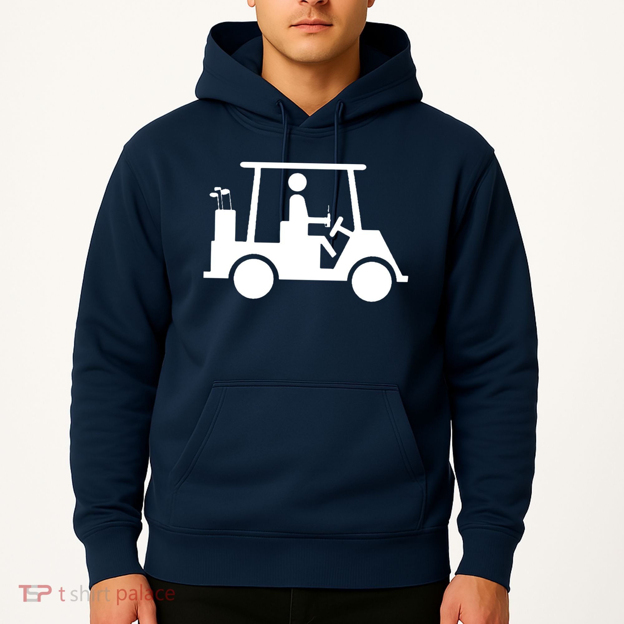 Golf Cart Beer Hoodie