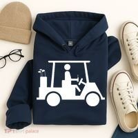 Golf Cart Beer Hoodie thumb 4