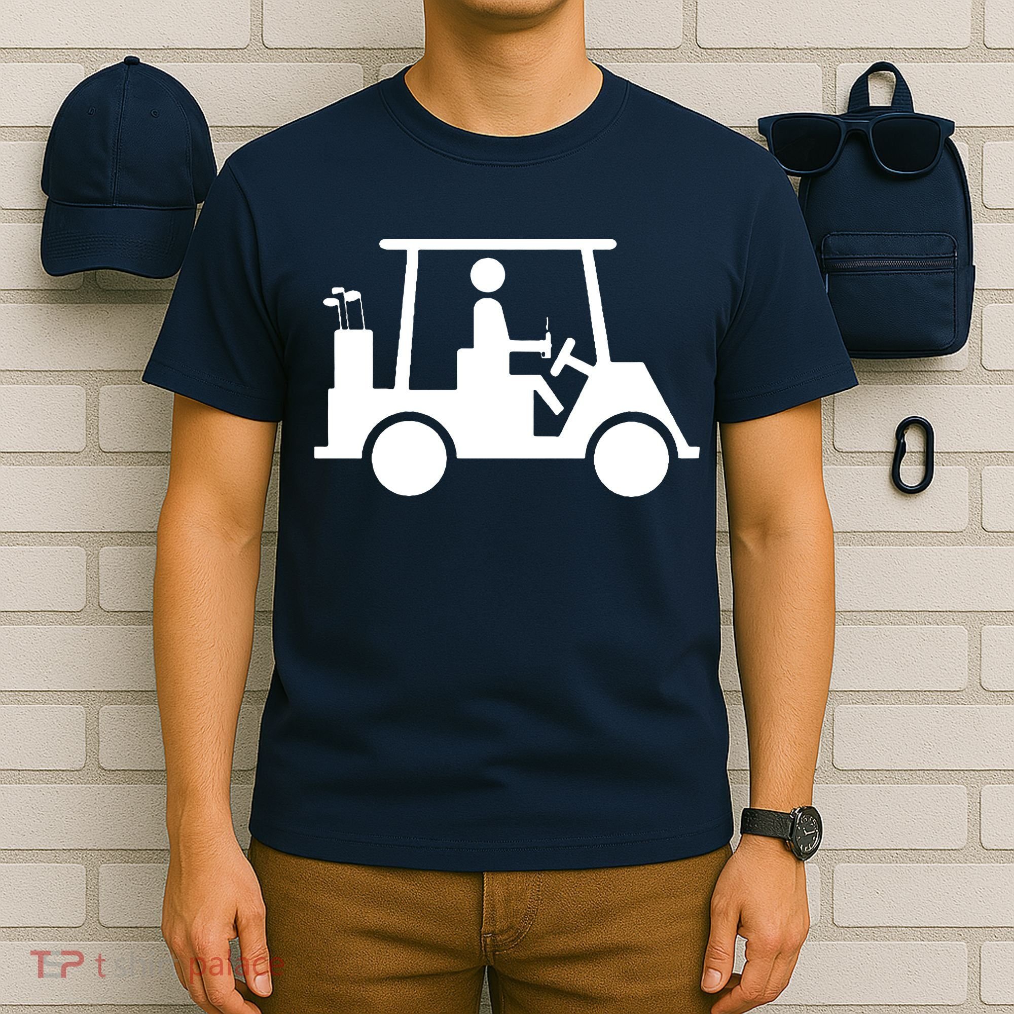 Golf Cart Beer T-Shirt