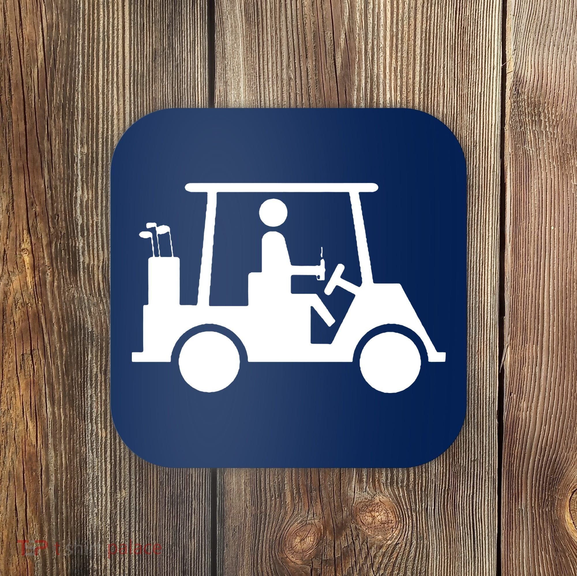 Golf Cart Beer Coaster