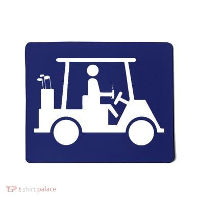 Golf Cart Beer Mousepad