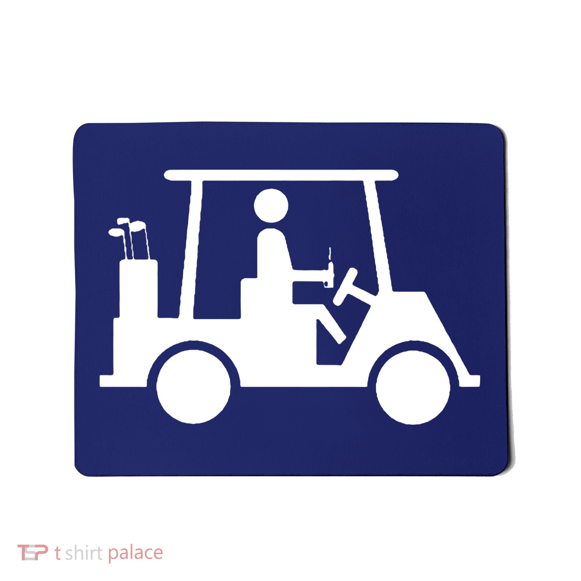 Golf Cart Beer Mousepad