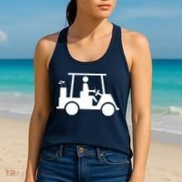 Golf Cart Beer Women's Tank Top thumb 2