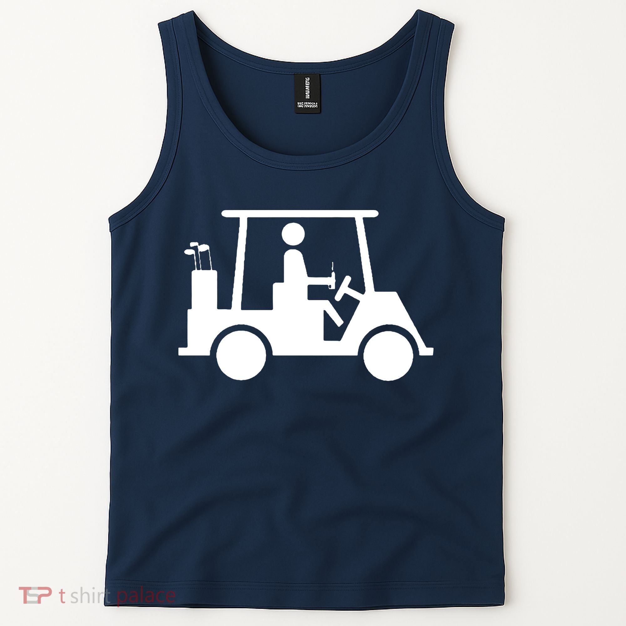 Golf Cart Beer Tank Top