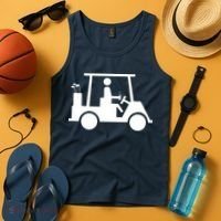 Golf Cart Beer Tank Top thumb 4