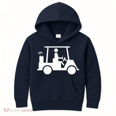 Golf Cart Beer Kids Hoodie