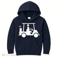 Golf Cart Beer Kids Hoodie thumb 0