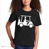 Golf Cart Beer Kids T-Shirt thumb 2