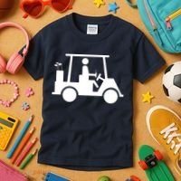 Golf Cart Beer Kids T-Shirt thumb 3