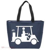 Golf Cart Beer Tote Bag thumb 0