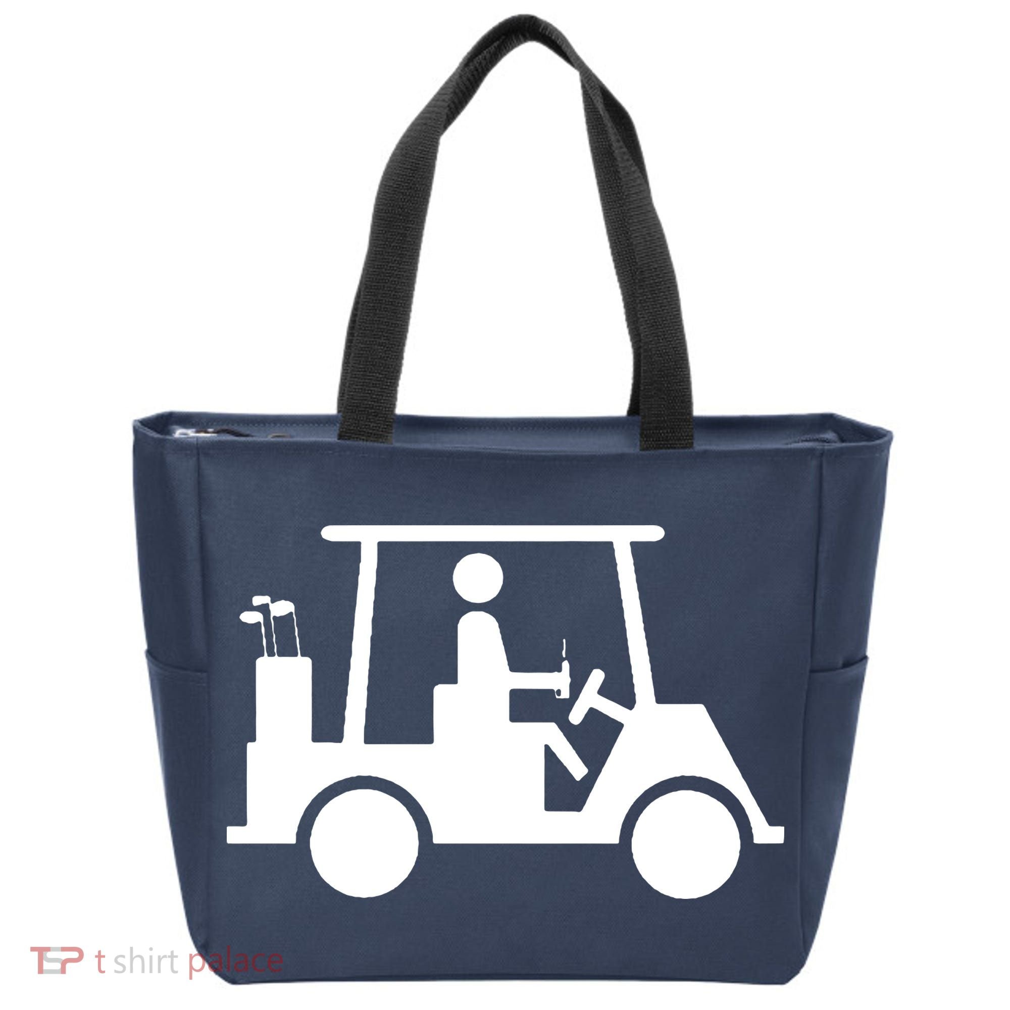 Golf Cart Beer Tote Bag