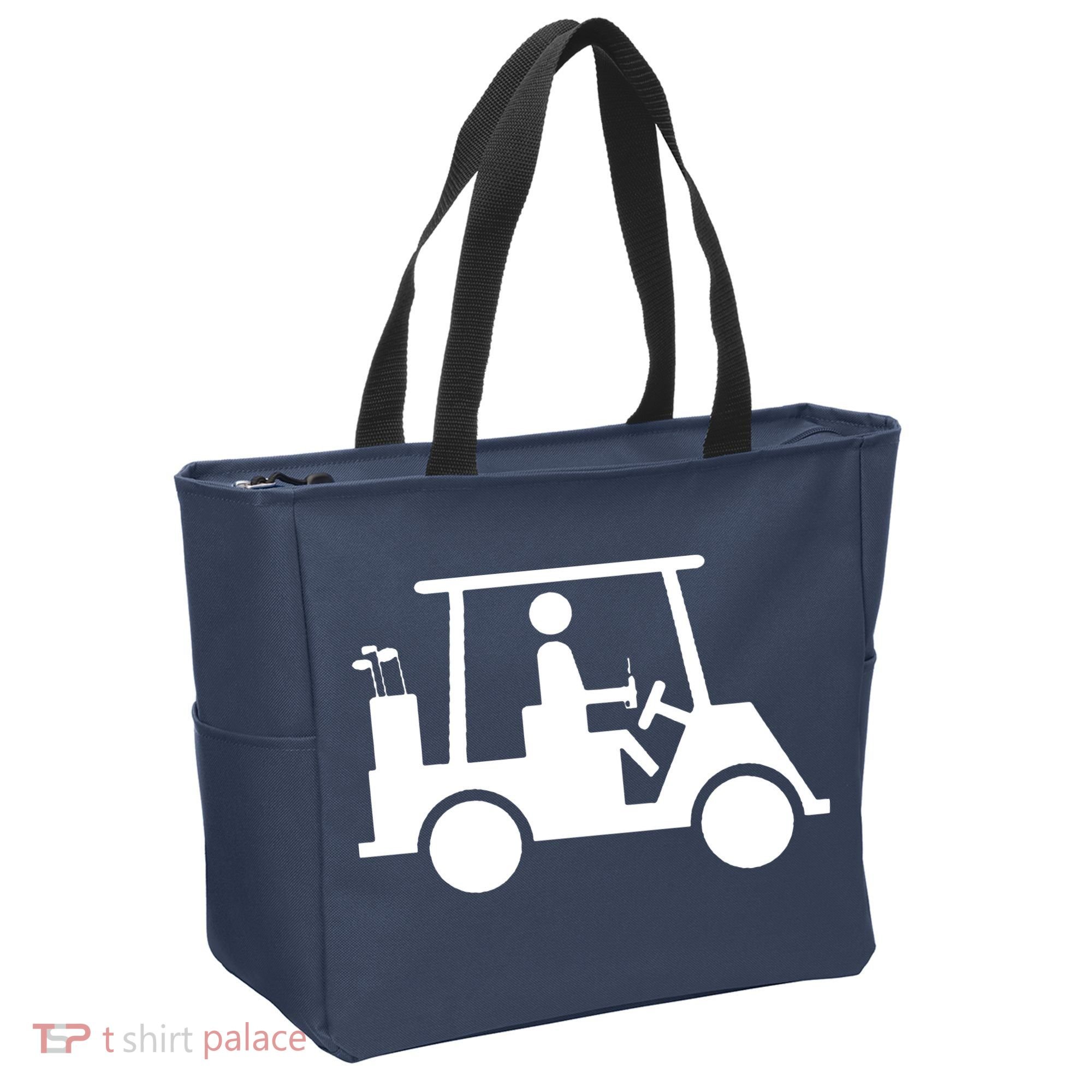 Golf Cart Beer Tote Bag