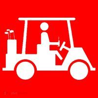 Golf Cart Beer Santa Hat thumb 1