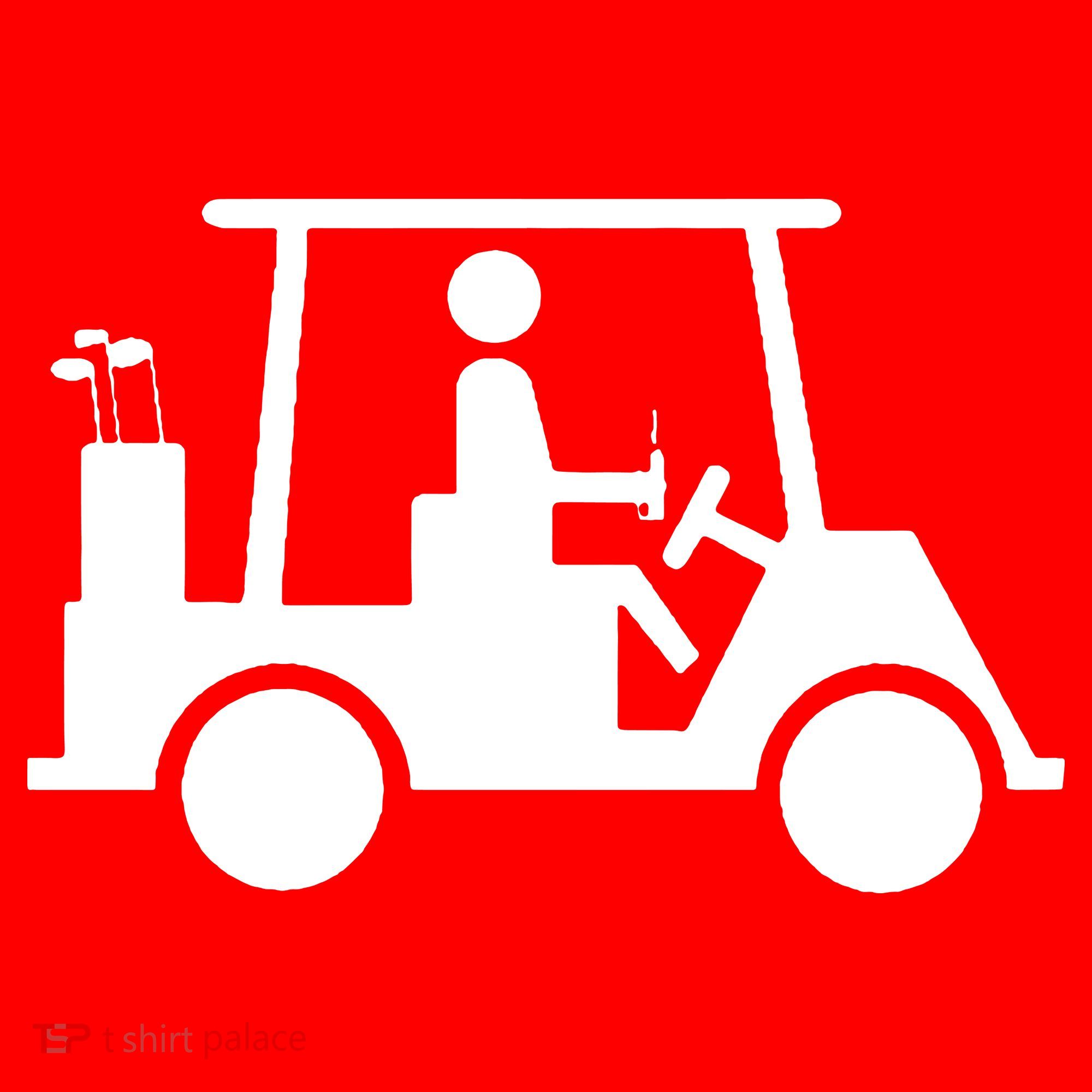 Golf Cart Beer Santa Hat