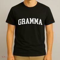 Gramma Classic Bold Font Gramma Birthday Gift T-Shirt thumb 3