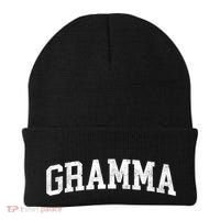 Gramma Classic Bold Font Gramma Birthday Gift Beanie thumb 0