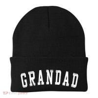 Grandad Classic Bold Font FatherS Day Grandad Beanie thumb 0