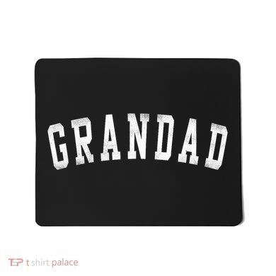 Grandad Classic Bold Font FatherS Day Grandad Mousepad