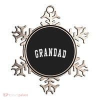 Grandad Classic Bold Font FatherS Day Grandad Ornament thumb 0
