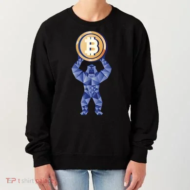 Gorilla Cryptocurrency Bitcoin Women's Sweatshirt