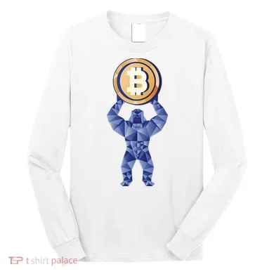 Gorilla Cryptocurrency Bitcoin Long Sleeve Shirt