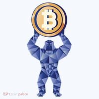 Gorilla Cryptocurrency Bitcoin Button thumb 1