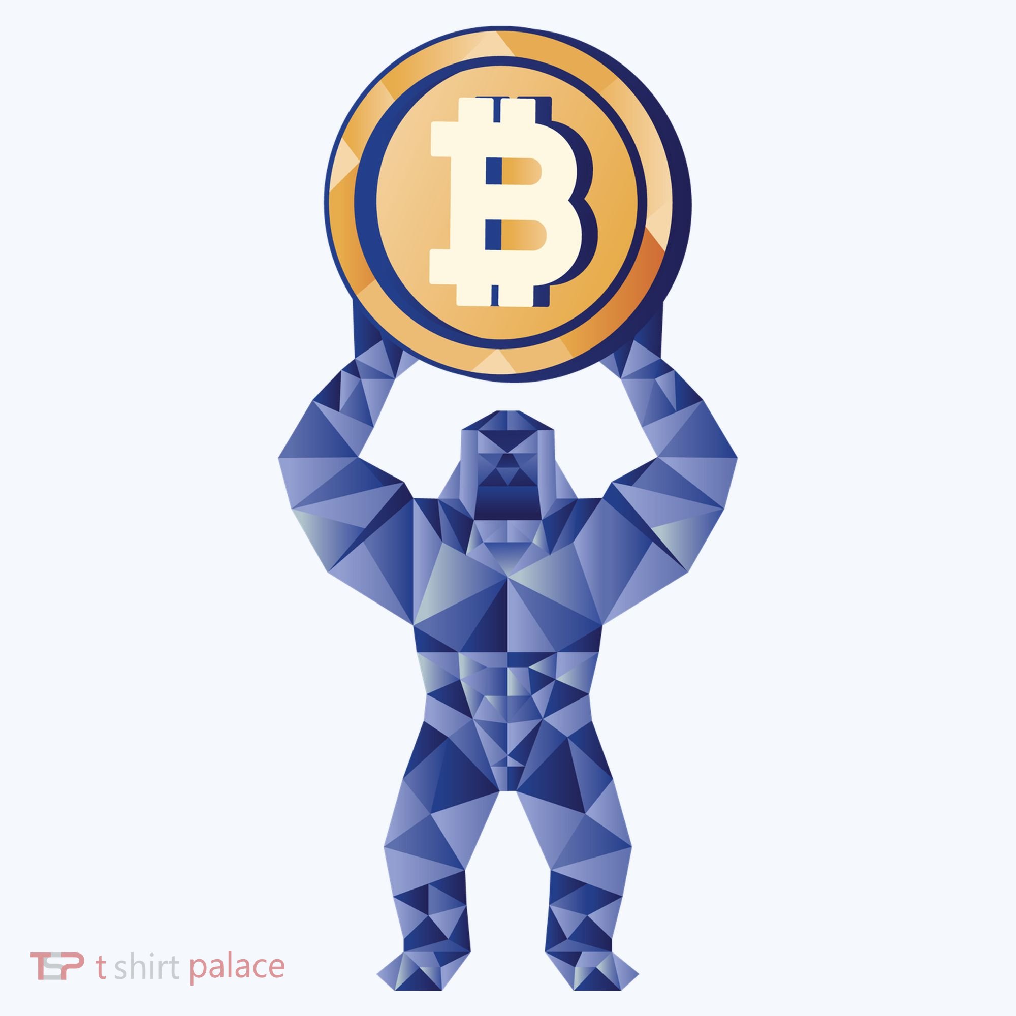 Gorilla Cryptocurrency Bitcoin Button