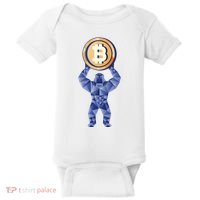 Gorilla Cryptocurrency Bitcoin Baby Bodysuit thumb 0