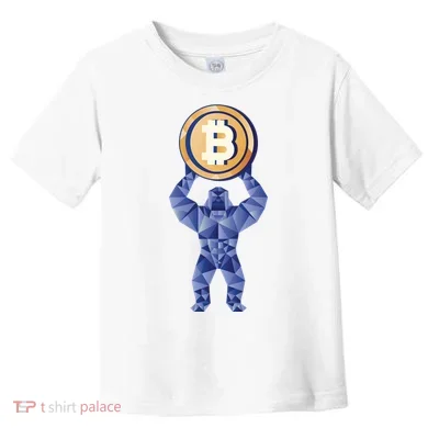 Gorilla Cryptocurrency Bitcoin Toddler T-Shirt
