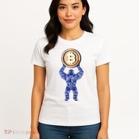 Gorilla Cryptocurrency Bitcoin Women's T-Shirt thumb 4