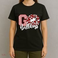 Go Cheer Bulldogs Sports Name Gifts T-Shirt thumb 4