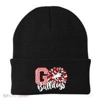 Go Cheer Bulldogs Sports Name Gifts Beanie thumb 0