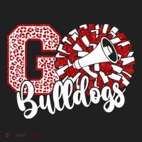 Go Cheer Bulldogs Sports Name Gifts Beanie thumb 2