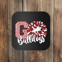 Go Cheer Bulldogs Sports Name Gifts Coaster thumb 0
