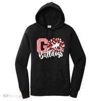 Go Cheer Bulldogs Sports Name Gifts Women's Hoodie thumb 0