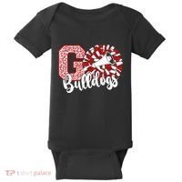 Go Cheer Bulldogs Sports Name Gifts Baby Bodysuit thumb 0