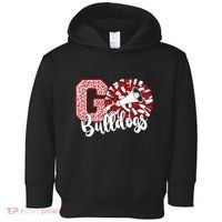 Go Cheer Bulldogs Sports Name Gifts Toddler Hoodie thumb 0