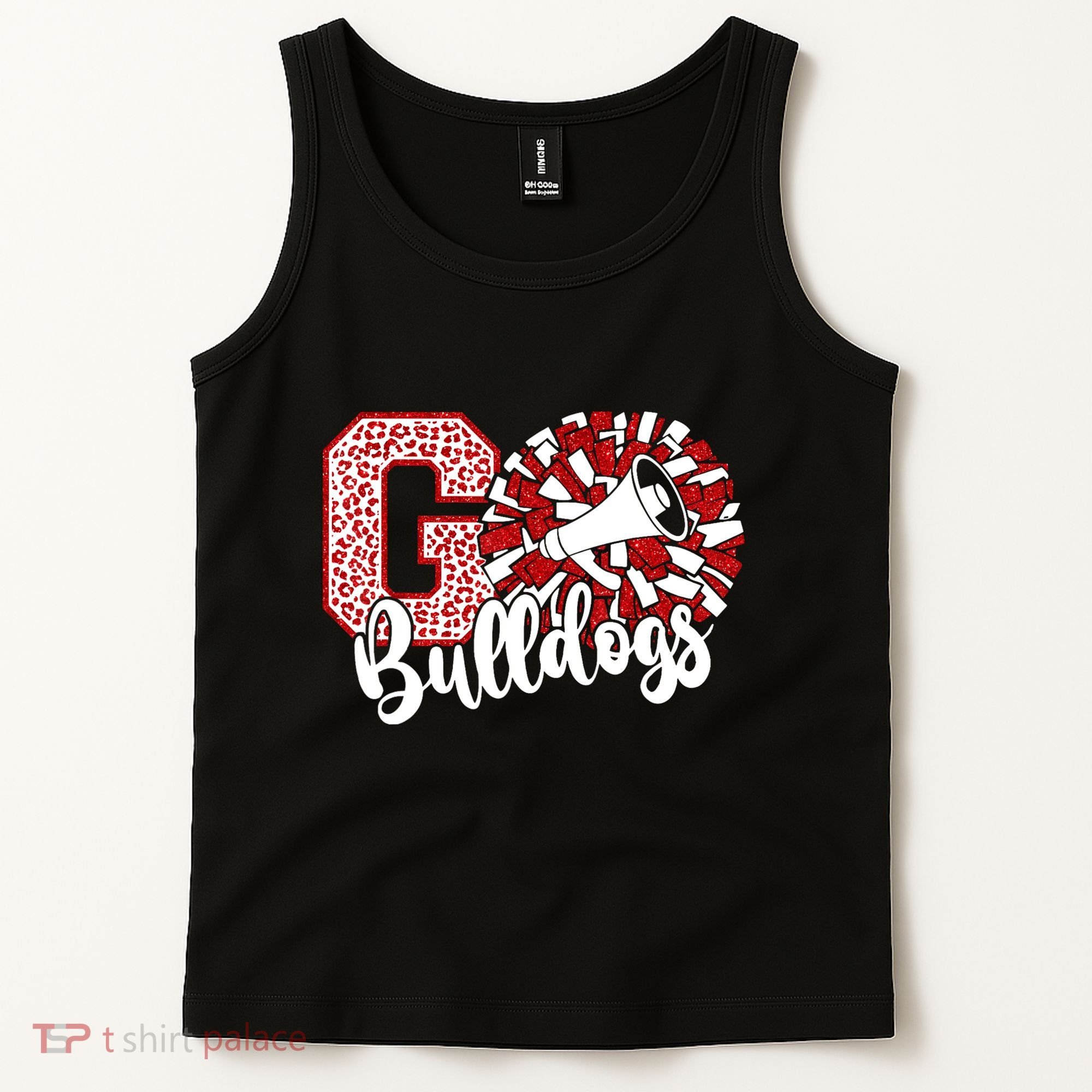 Go Cheer Bulldogs Sports Name Gifts Tank Top