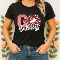 Go Cheer Bulldogs Sports Name Gifts Women's T-Shirt thumb 2