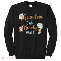 Grandma Can Bearly Wait Gender Neutral Baby Shower Matching Sweatshirt thumb 0