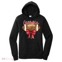 Georgia Coquette Bow Football Fan Women's Hoodie thumb 0