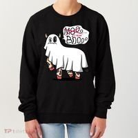 Ghost Cow Boo Funny Women's Sweatshirt thumb 0