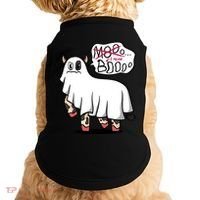 Ghost Cow Boo Funny Doggie Tank thumb 0