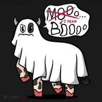 Ghost Cow Boo Funny Bucket Hat thumb 4