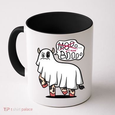 Ghost Cow Boo Funny Coffee Mug