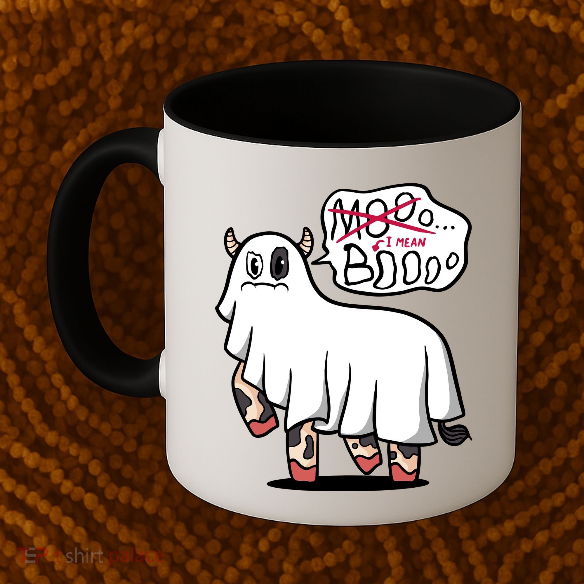 Ghost Cow Boo Funny Coffee Mug