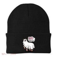 Ghost Cow Boo Funny Beanie thumb 0