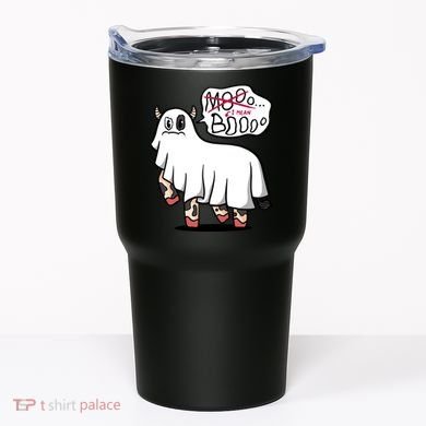 Ghost Cow Boo Funny Tumbler