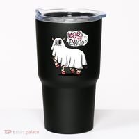 Ghost Cow Boo Funny Tumbler thumb 0