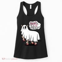 Ghost Cow Boo Funny Women's Tank Top thumb 0